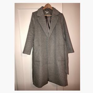 Wrap long coat